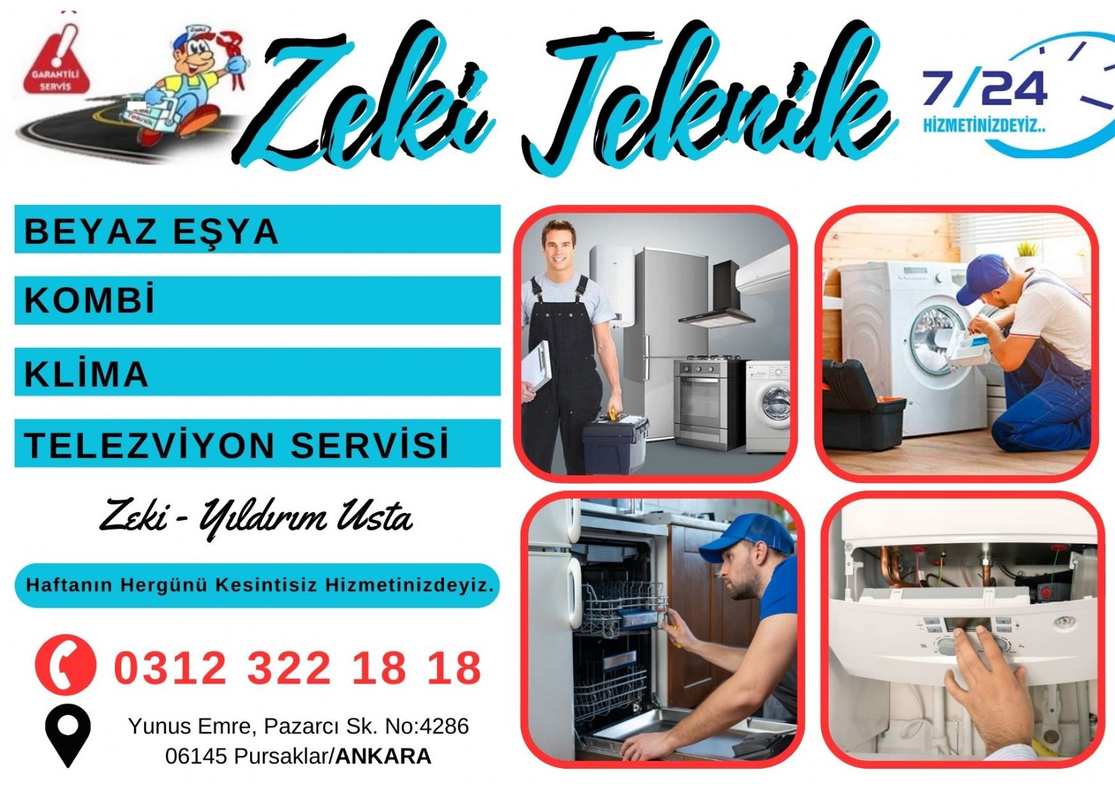 Pursaklar Beyaz Eşya Tamircisi